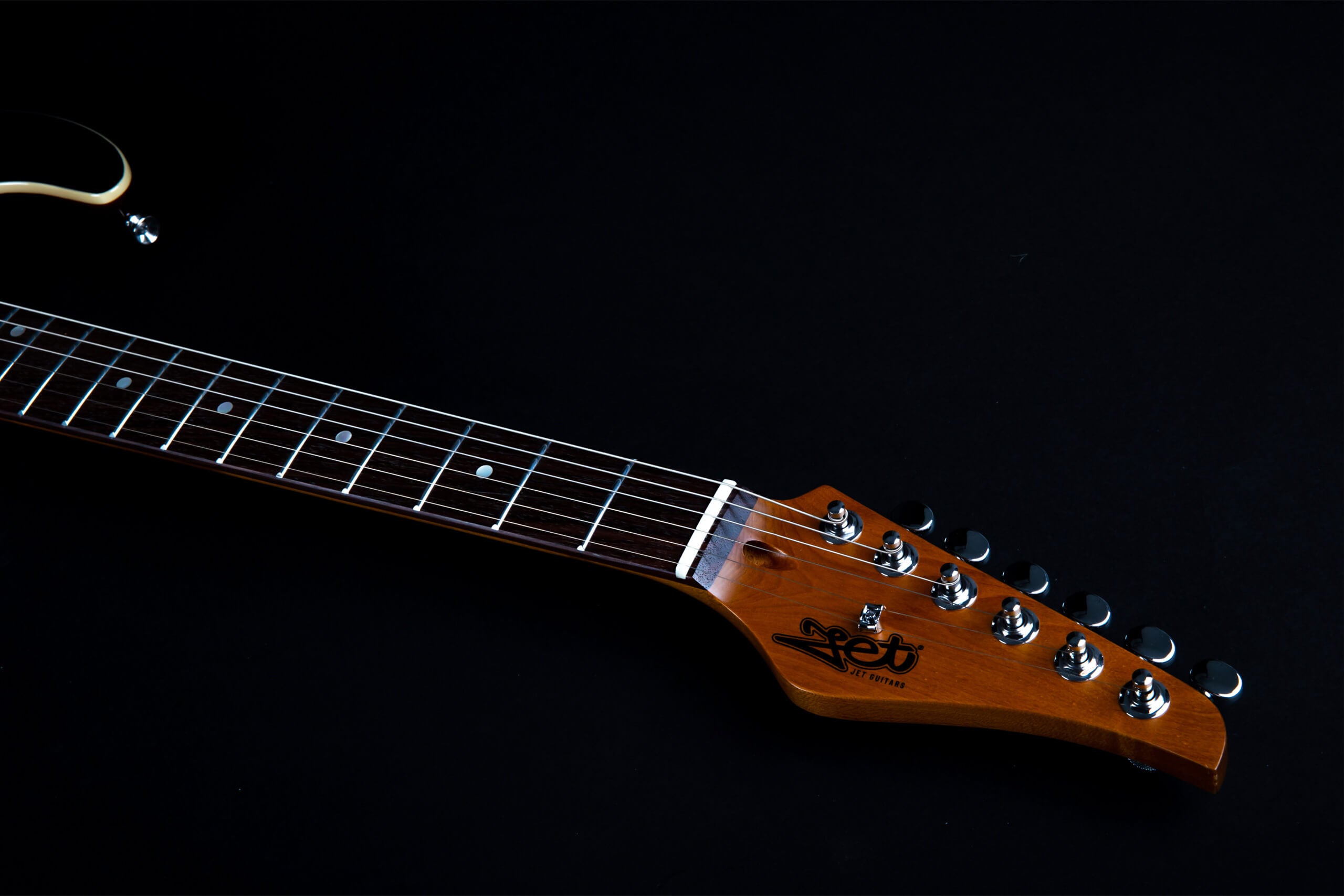 Jet Guitars JS-450 Trans Brown (Spalted Top)