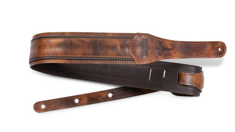 Taylor 4125-25 Fountain Strap, Leather, 2.5", Weathered Brown