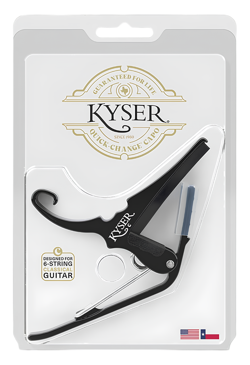 Kyser Quick Change Classical Guitar Capo - Black
