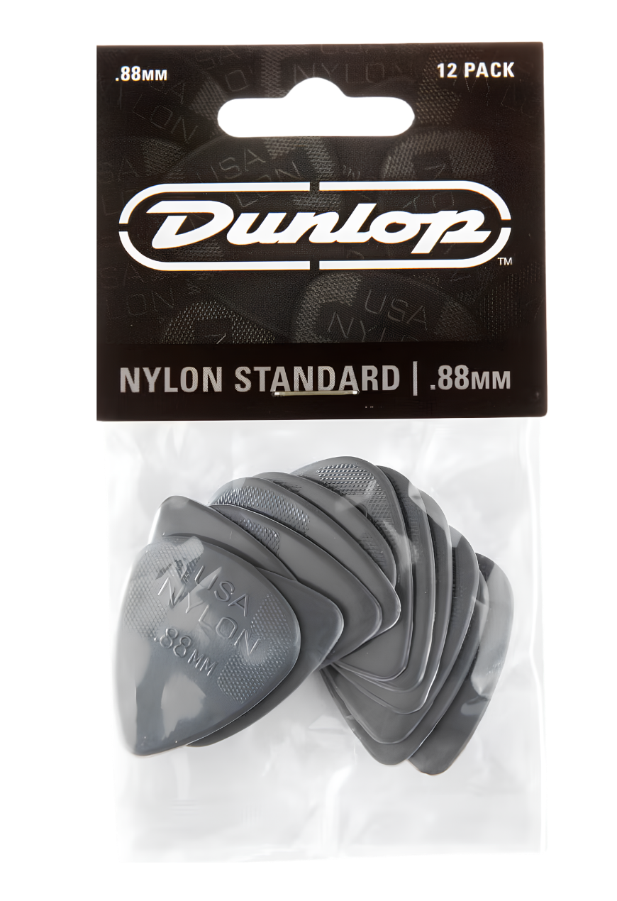 Jim Dunlop Nylon Picks 0.88 12 Pack