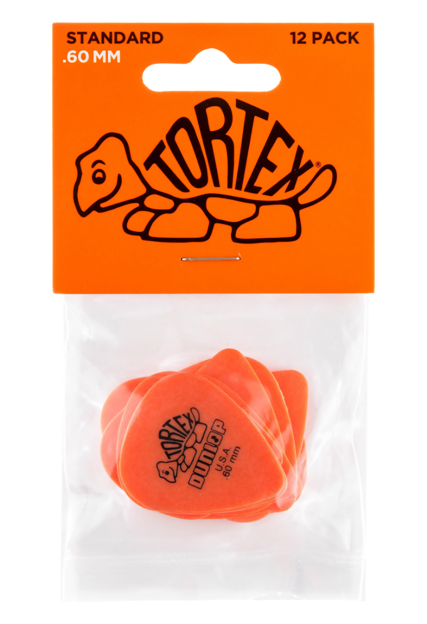 Jim Dunlop Tortex Picks 0.60 12 Pack