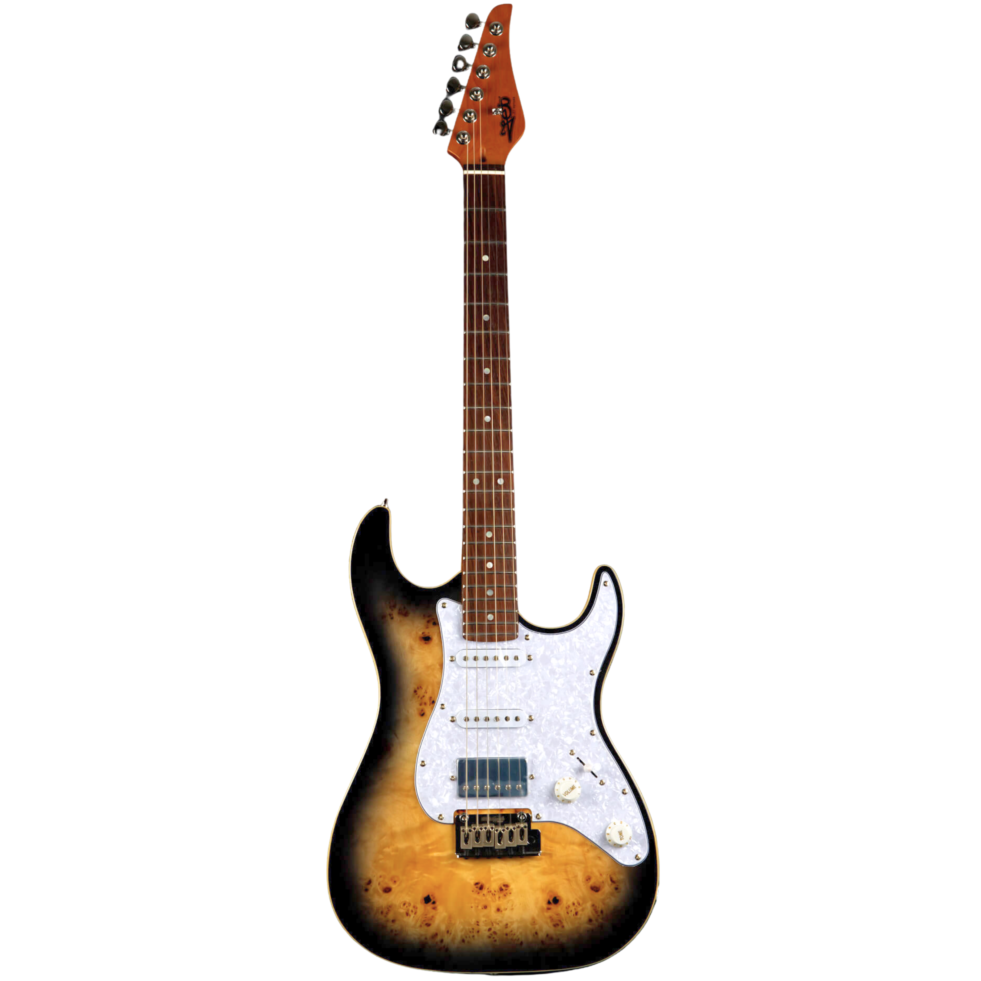 Jet Guitars JS-450 Trans Brown (Spalted Top)