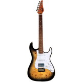 Jet Guitars JS-450 Trans Brown (Spalted Top)