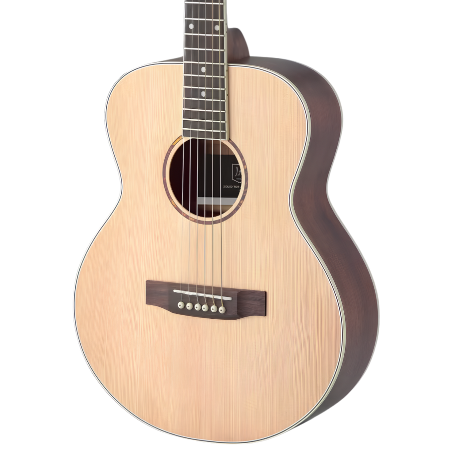 J.N ASY-A MINI Left Handed Acoustic Guitar