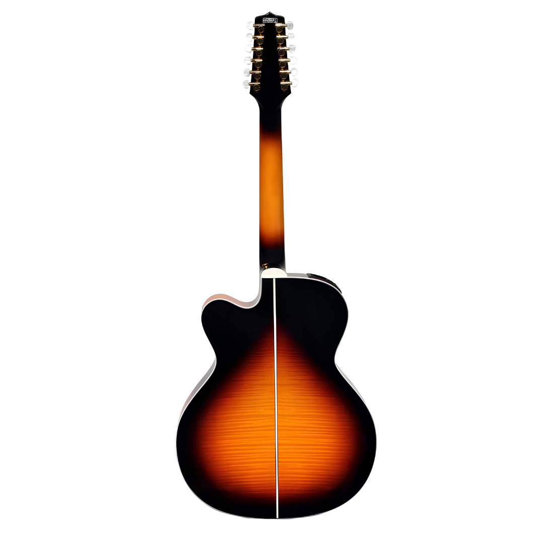 Takamine GJ72CE-BSB 12 String Jumbo Sunburst