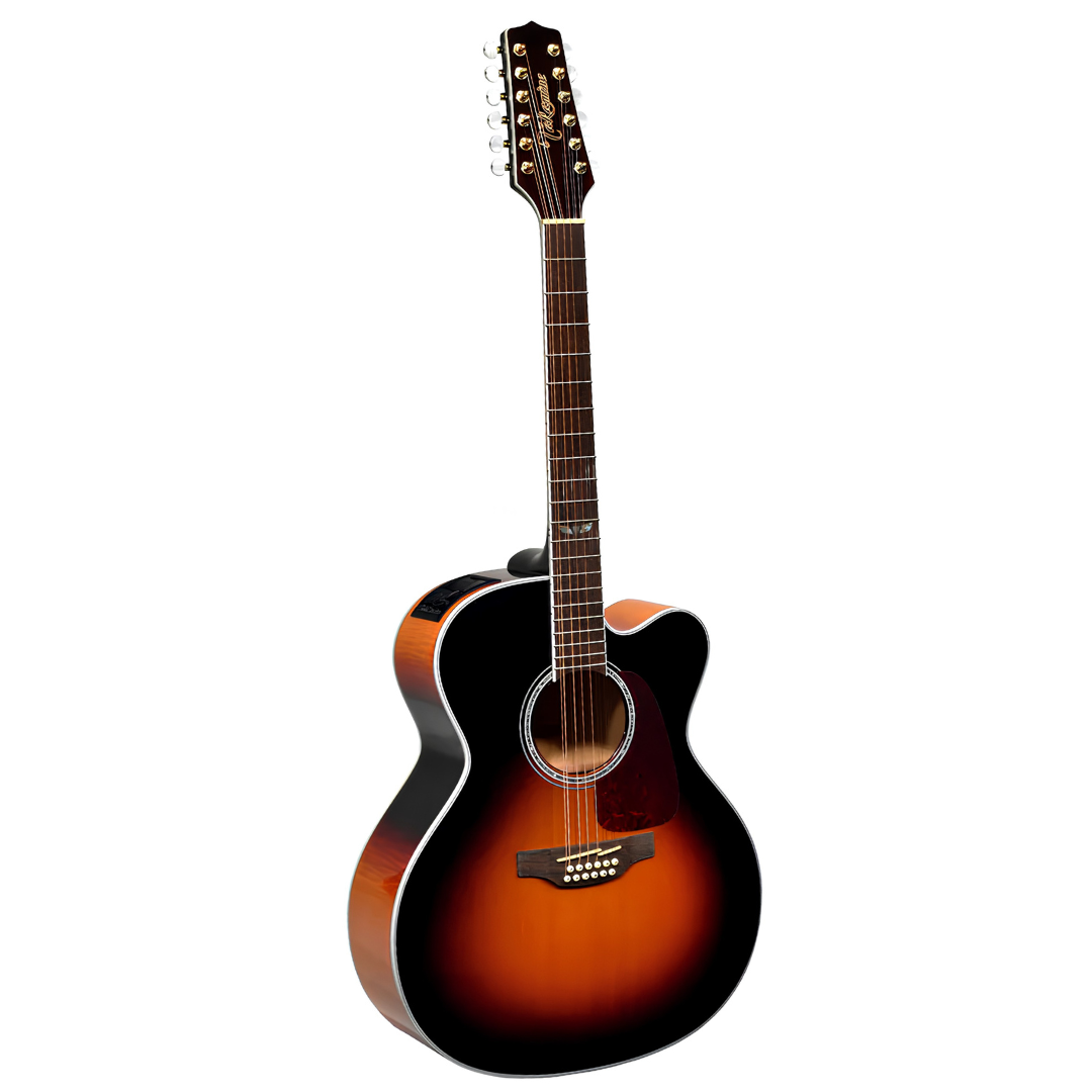 Takamine GJ72CE-BSB 12 String Jumbo Sunburst