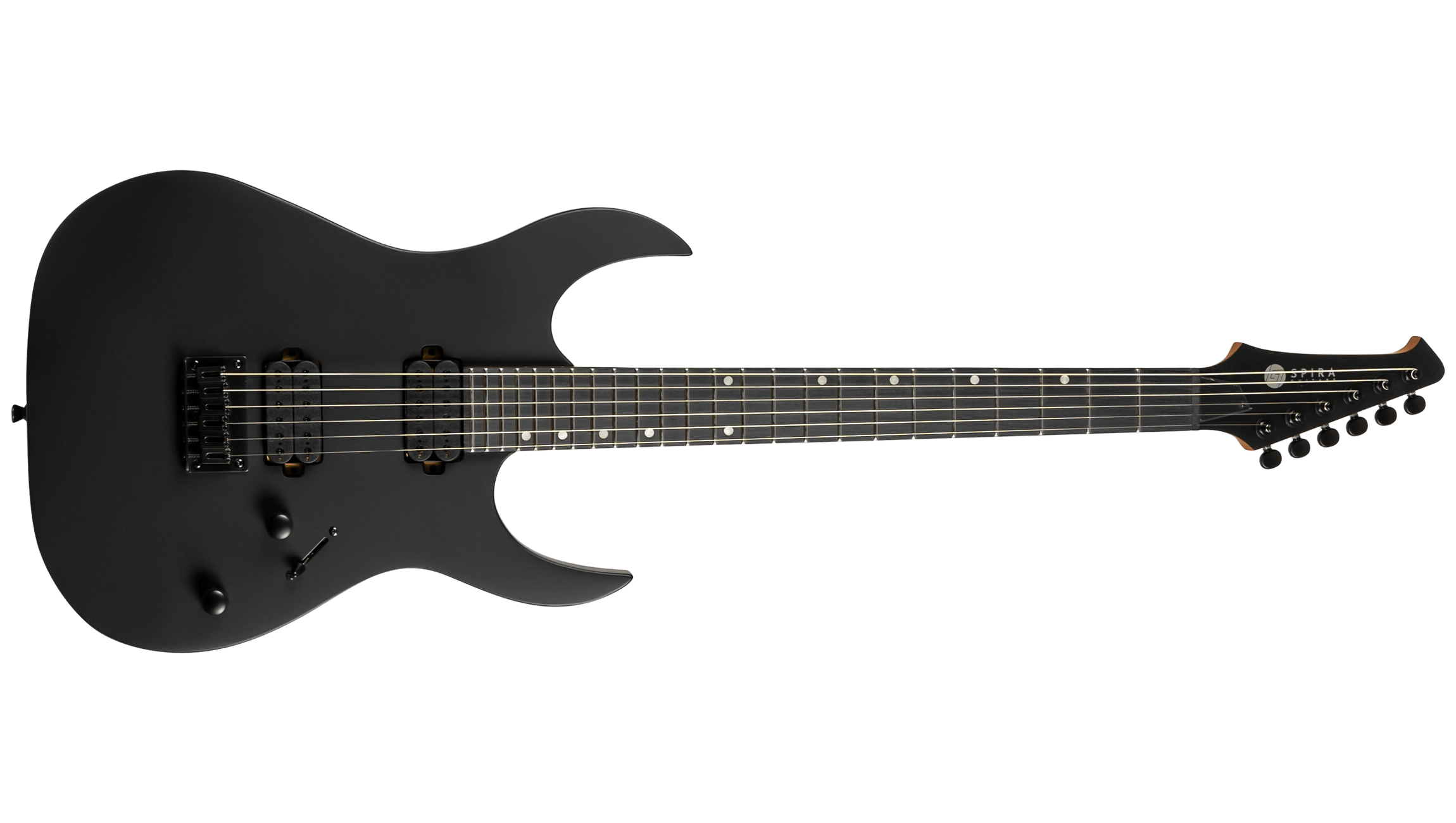 Spira S-400 Matt Black Electric Guitar