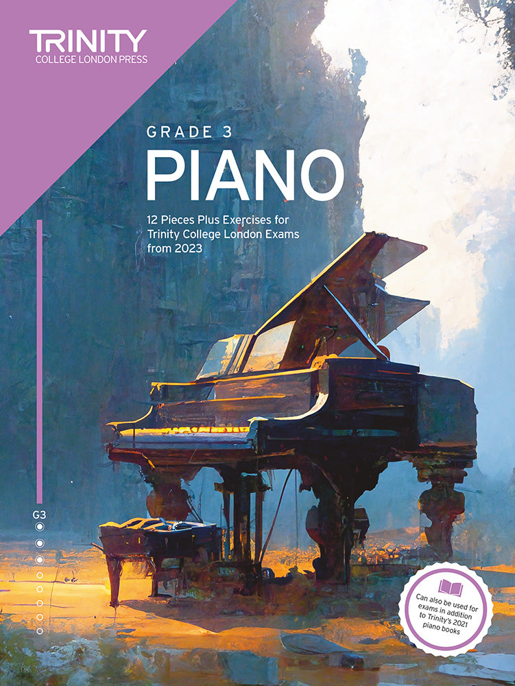 Trinity College Piano Grade 3 Exam Pieces Plus Exercises from 2023