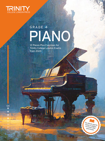 Trinity College Piano Grade 4 Exam Pieces Plus Exercises from 2023