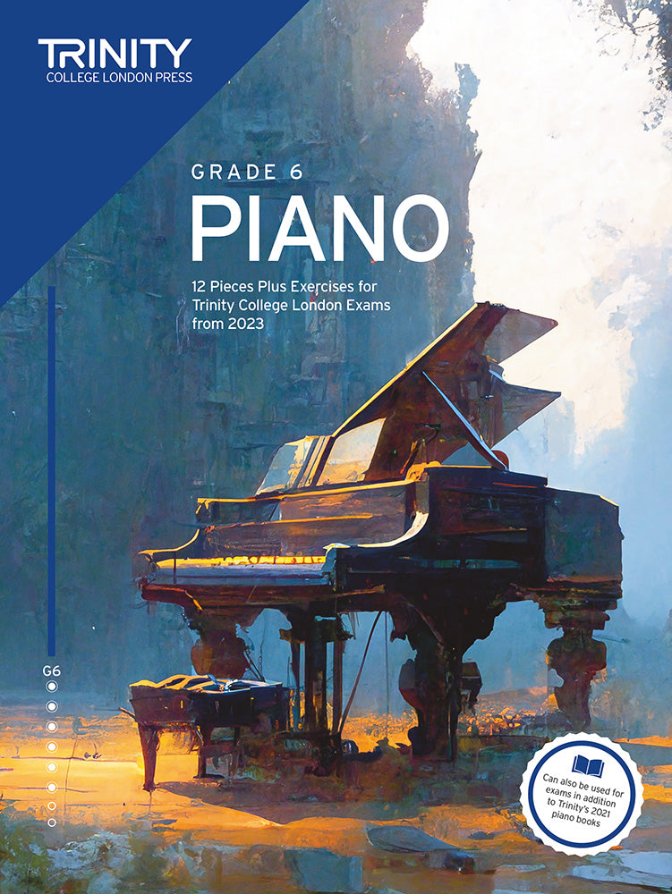 Trinity College Piano Grade 6 Exam Pieces Plus Exercises from 2023