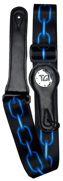 TGI TGS28204 Guitar Strap Blue Chain