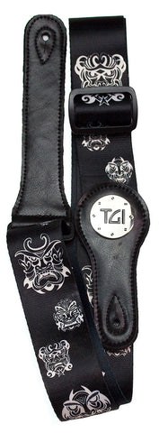 TGI TGS28211 Guitar Strap Warrior Mask