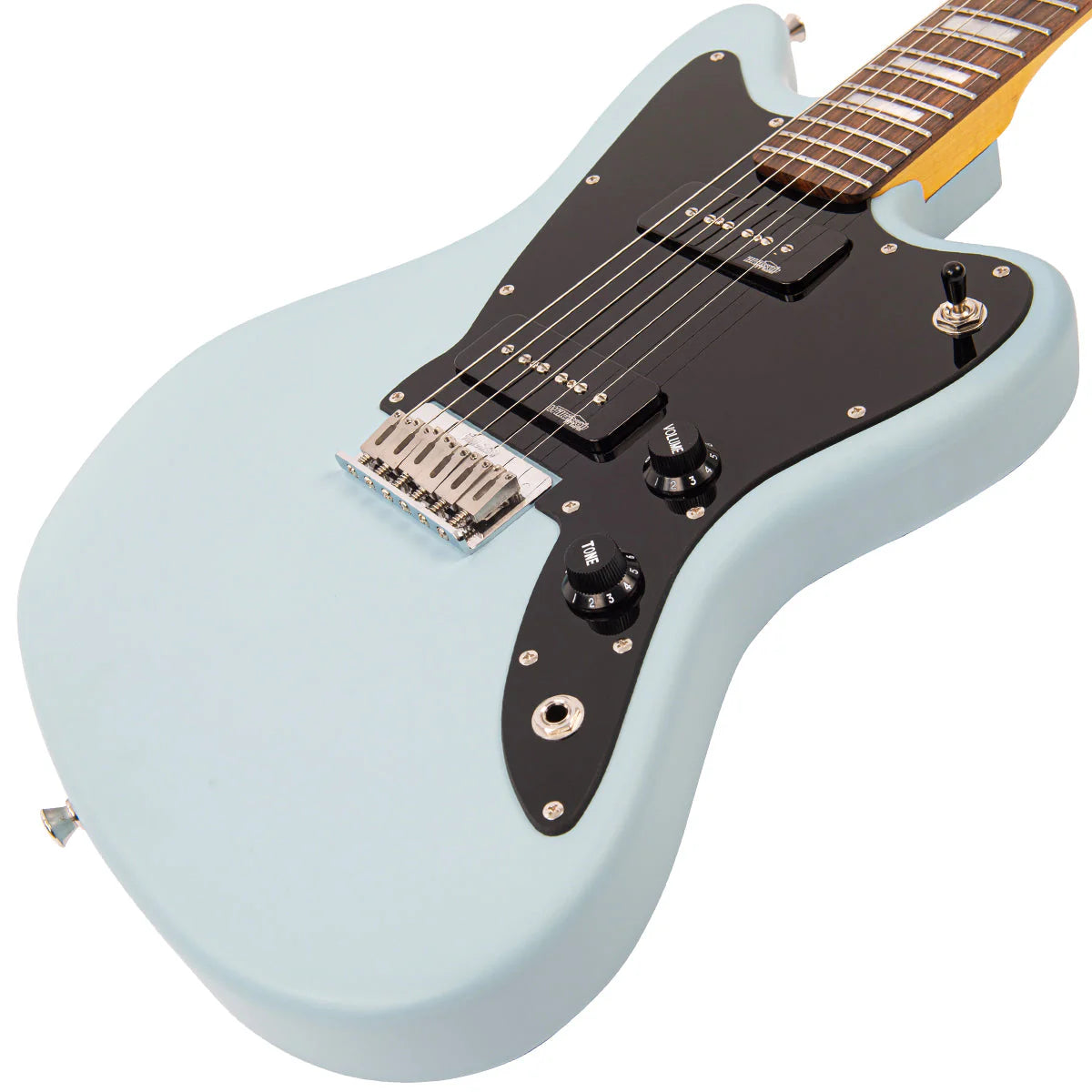 Vintage V65H ReIssued Hard Tail Electric Guitar Satin Blue