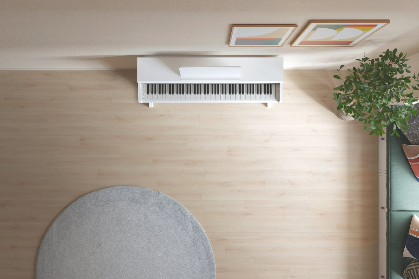 Yamaha YDP-146 White Digital Piano