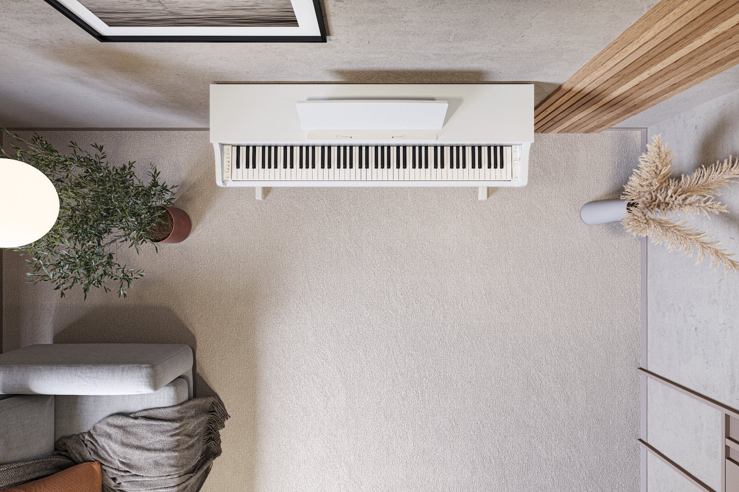 Yamaha YDP-166 White Digital Piano