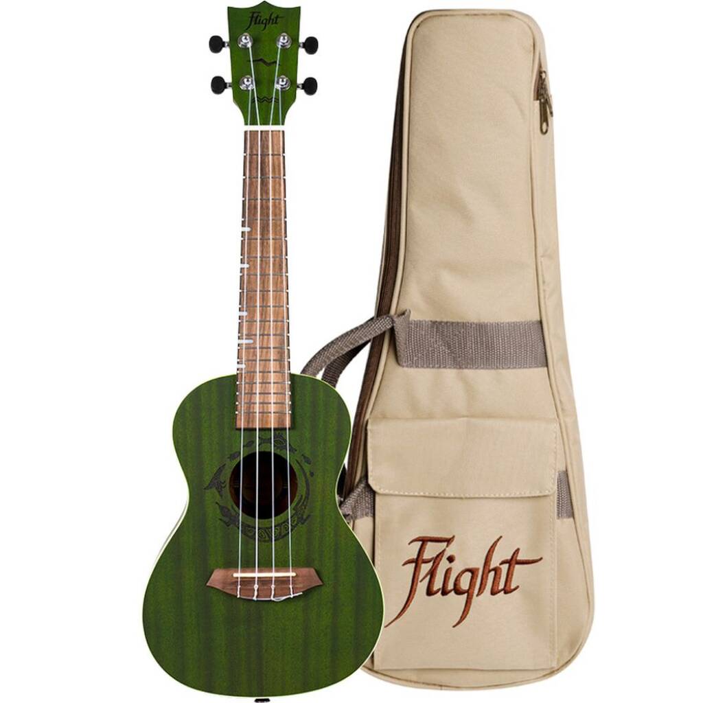 FLIGHT GEMSTONE DUC380 CONCERT UKULELE JADE ELECTRO