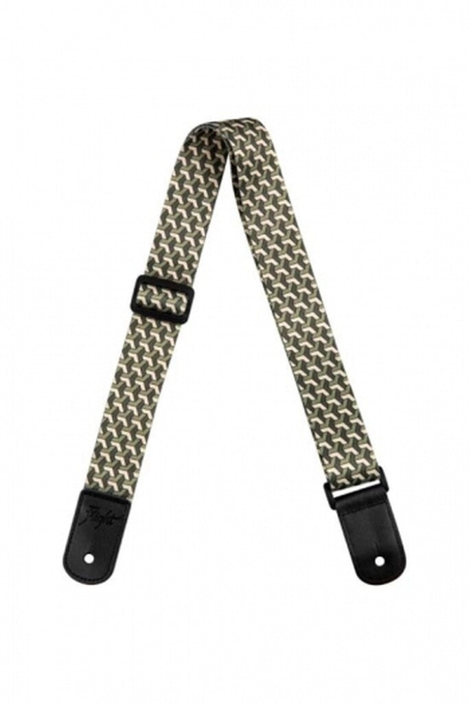 FLIGHT POLYESTER UKULELE STRAP TRAIL GREEN