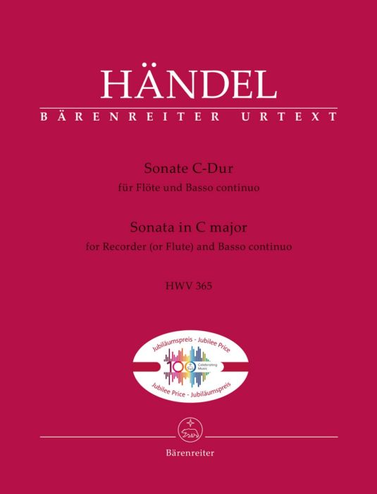 Handel Sonata in C major HWV 365 for Flute & Piano