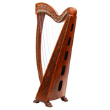 36 String Boru Harp Rosewood & Bag