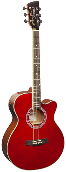 Brunswick BTK50 Red Electro Acoustic