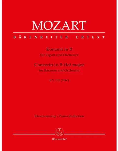 Concerto for Bassoon and Orchestra in B-flat major K. 191(186e)