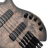 Cort Space 5 Headless Bass, Star Dust Black