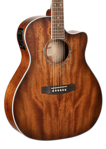 Cort GA MEDX Mahogany Open Pore Electro-Acoustic Guitar