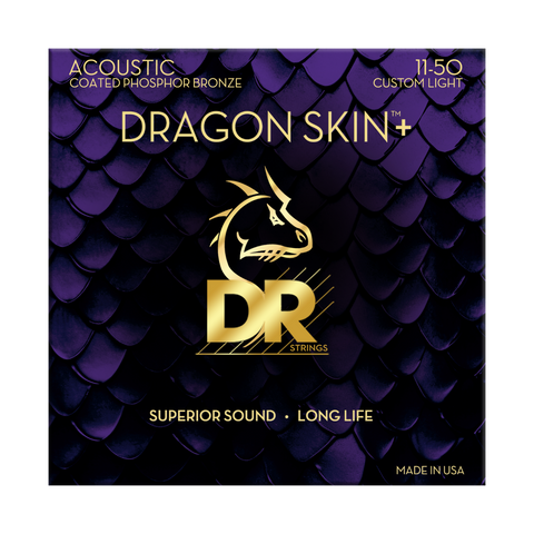 DR Dragon Skin+ Acoustic CL- 11-50