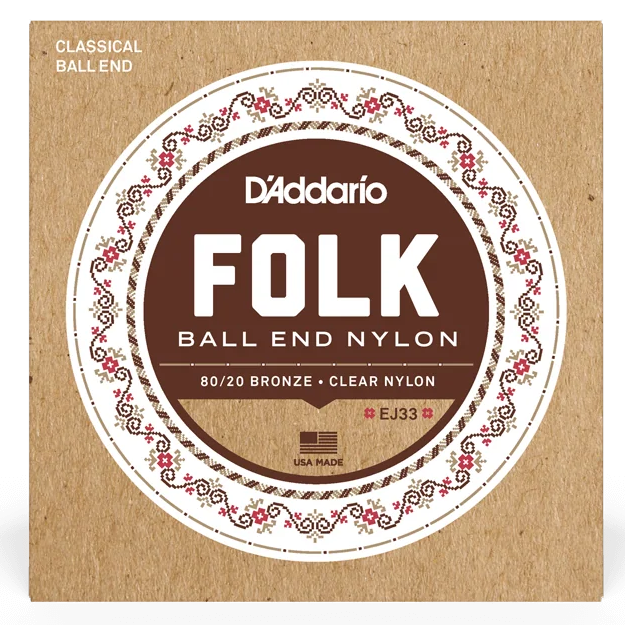 D'addario J33 Nylon Ball End Strings