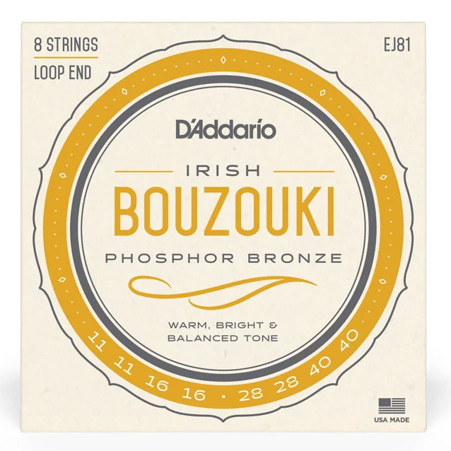D'Addario J81 Irish Bouzouki Set