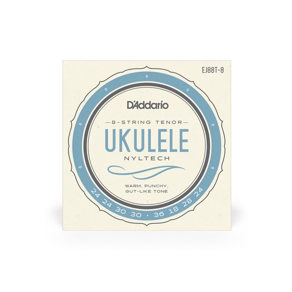 D'addario EJ88T-8 Tenor, 8-String Ukulele