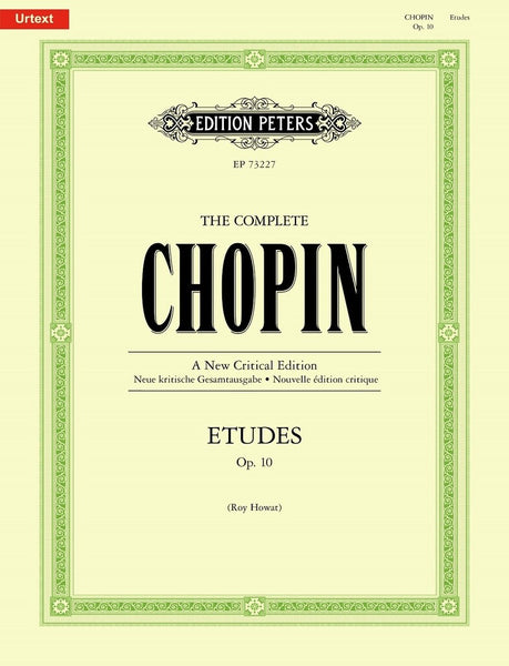 FRÉDÉRIC CHOPIN ETUDES OP. 10 PIANO