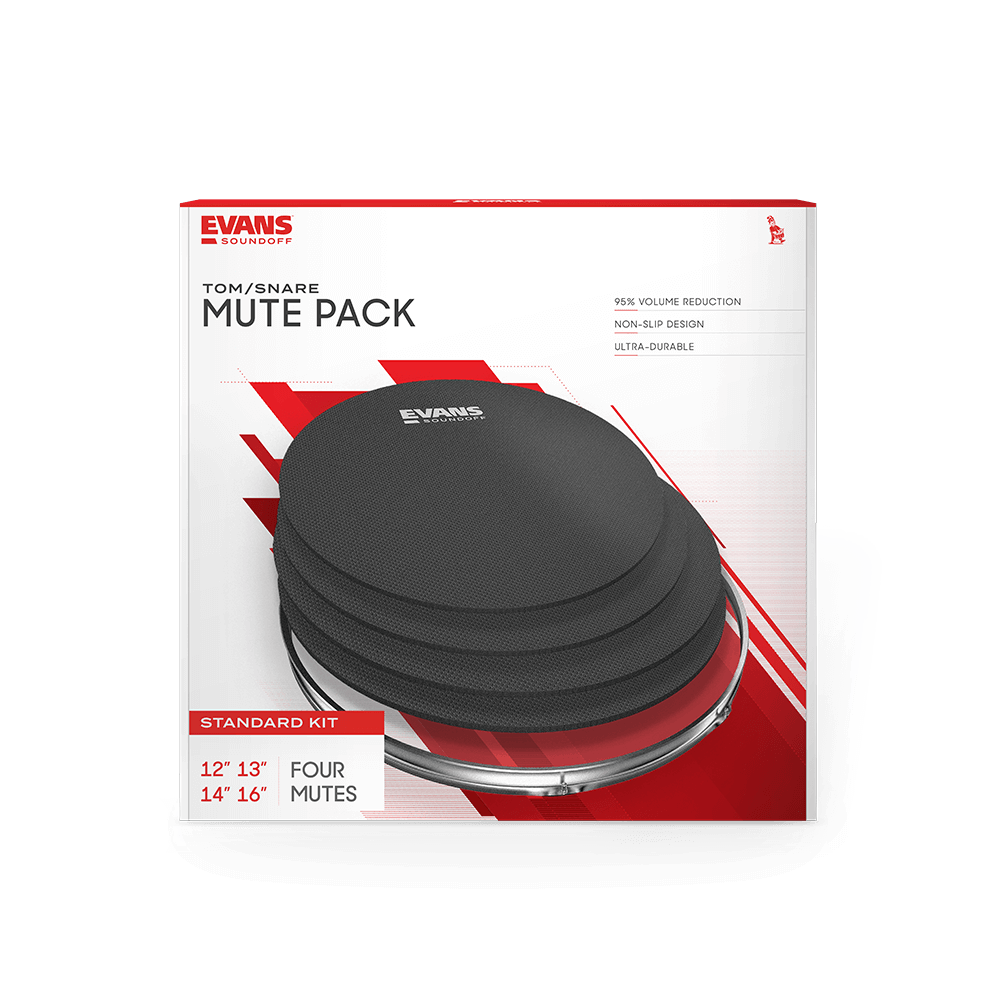 SoundOff by Evans Standard Drum Mute Pack (12", 13", 14", 16")