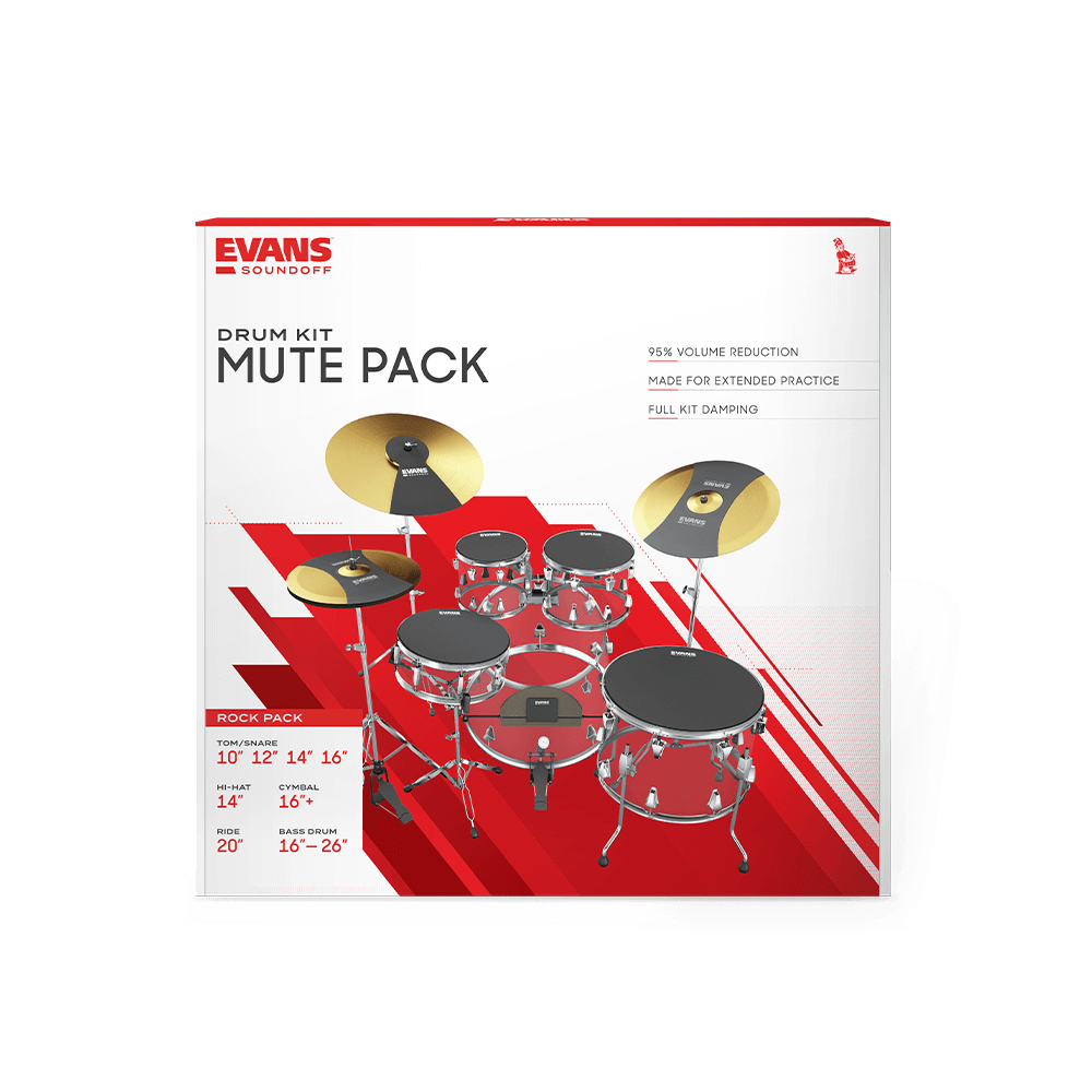 SoundOff by Evans Rock Box Set Drum Mute Pack