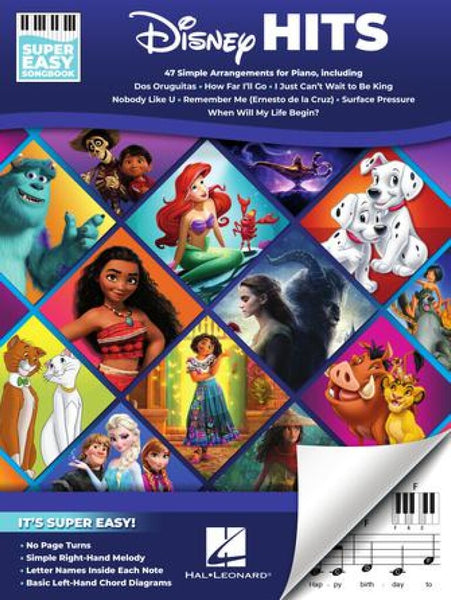 DISNEY HITS SUPER EASY SONGBOOK