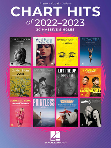 CHART HITS OF 2022-2023 PIANO, VOCAL AND GUITAR