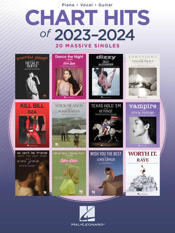 CHART HITS OF 2023-2024 PIANO VOCAL AND GUITAR