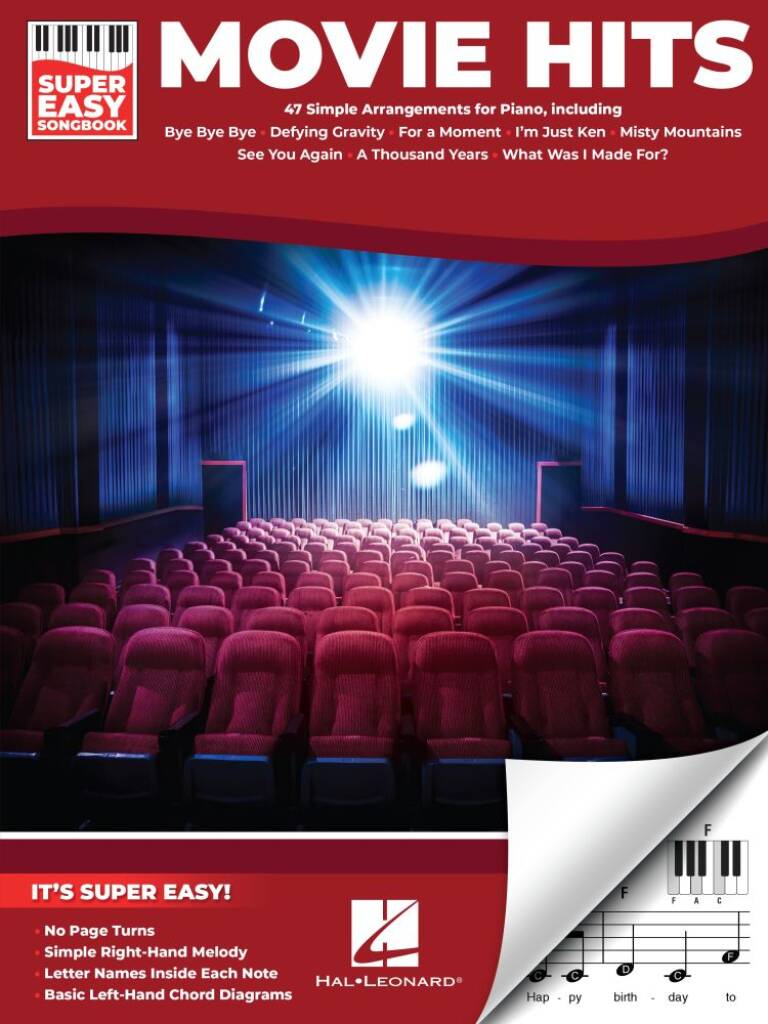 Movie Hits Super Easy Songbook