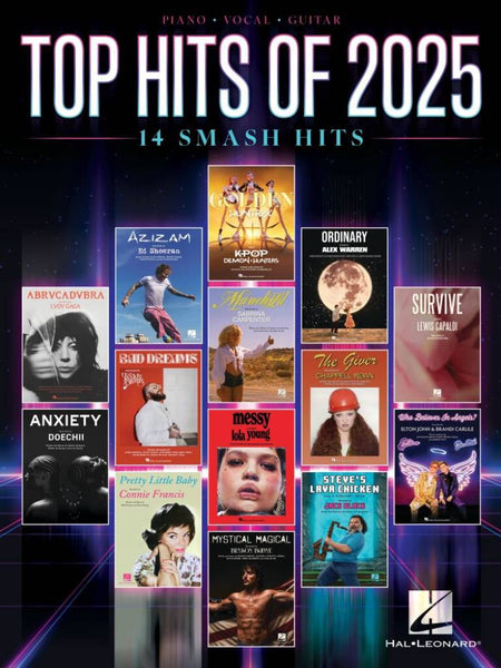 Top Hits of 2025 Piano Vocal Guitar