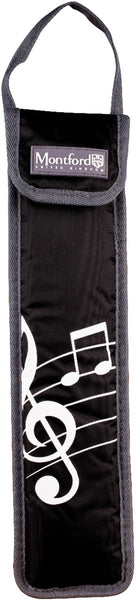 Montford Recorder or Tin Whistle Bag Black