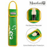 Montford Recorder or Tin Whistle Bag Green