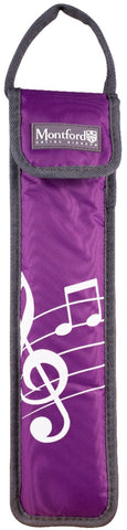 Montford Recorder or Tin Whistle Bag Purple
