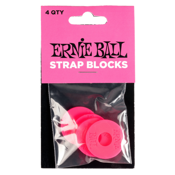 Ernie Ball Strap Blocks Pink