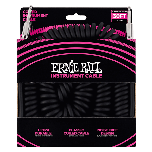 Ernie Ball 30 Foot Coiled Instrument Cable