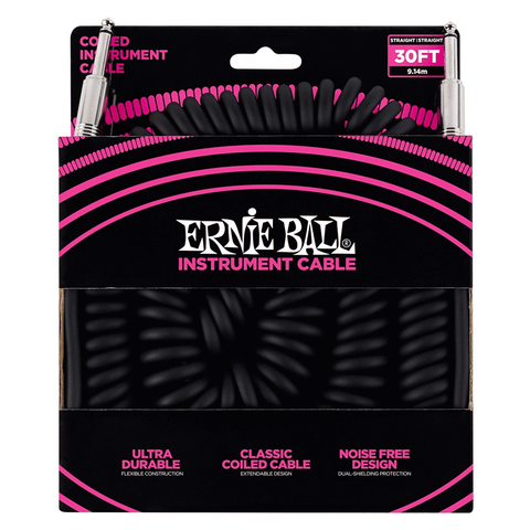 Ernie Ball 30 Foot Coiled Instrument Cable