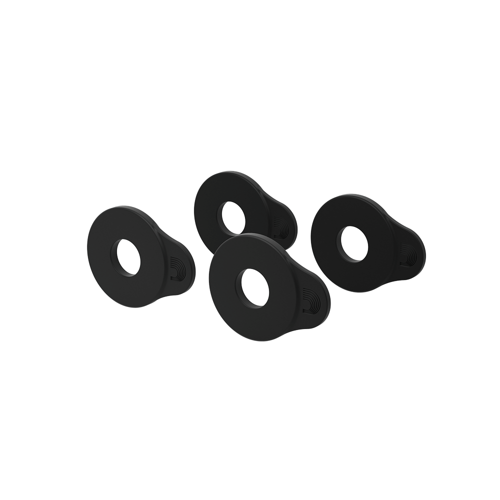 D'addario Flex Lock Strap Blocks, Black