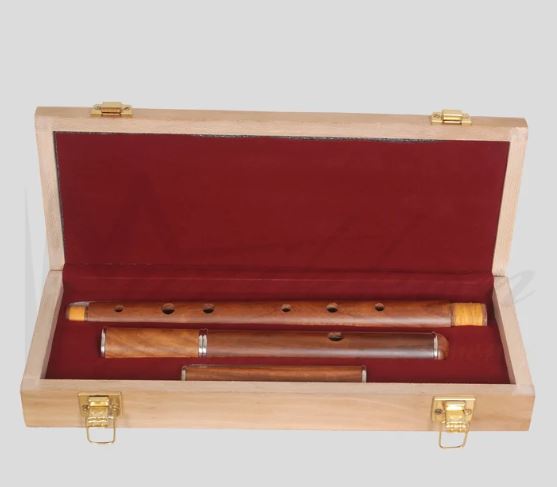 Irish Flute D tune Rosewood With Tuning Slide with Case