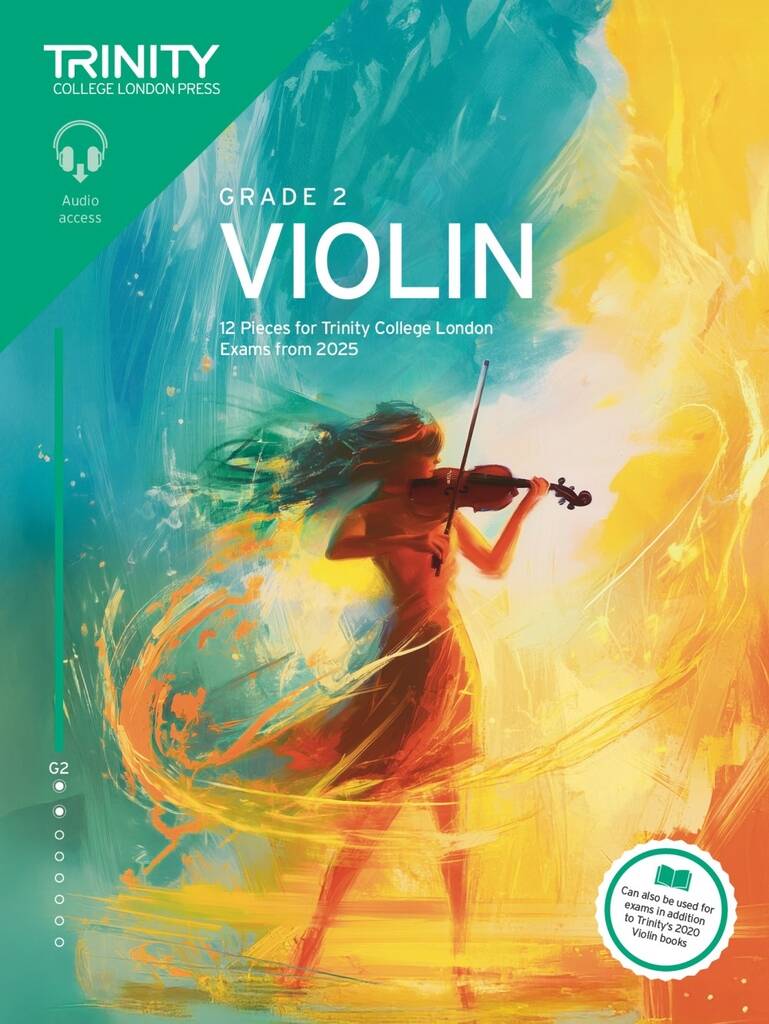 Trinity Violin Exam Pieces from 2025 Grade 2