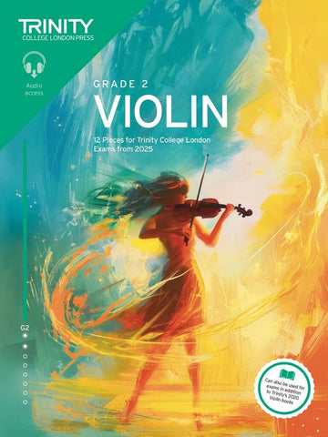 Trinity Violin Exam Pieces from 2025 Grade 2