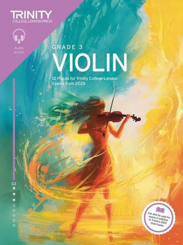 Trinity Violin Exam Pieces from 2025 Grade 3